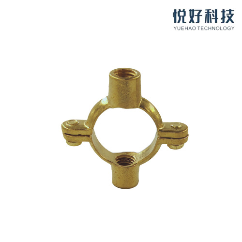 Clip in ottone per tubi in plastica