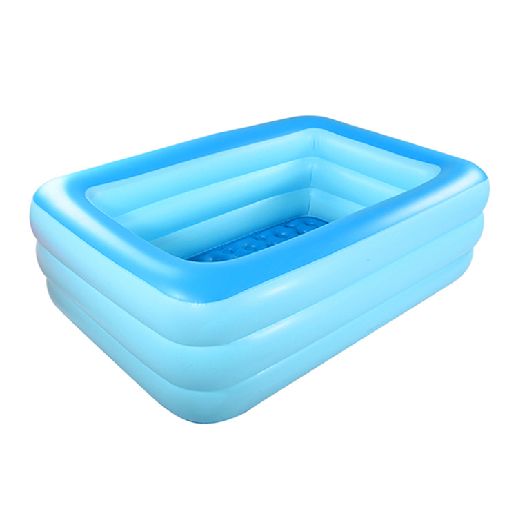 Luftrektangel oppustelige børn Pool Kid Paddling Pool