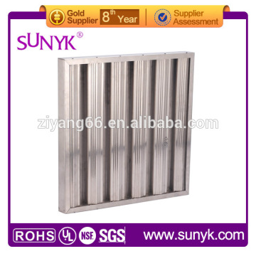 galvanized steel filter frames/kitchen hood baffle filter