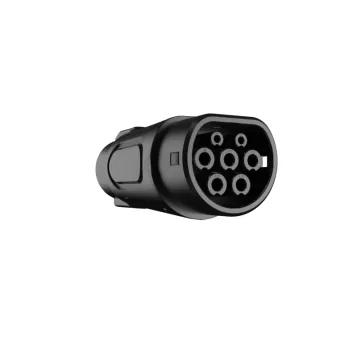 32A AC Charging Adapter: Type 1 to Type 2 EV Adapter (IEC62196-2 to SAE J1772) - Portable EV Adapter