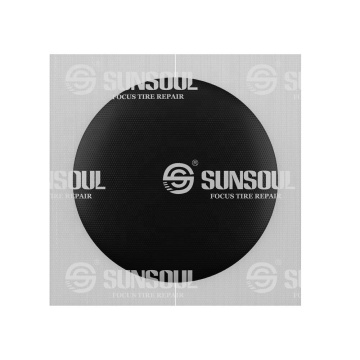 SUNSOUL Round Cold Patch Kit for Inner Tube Repair - Vulcanizing Gum for Motorcycle Tires (25mm~100mm)