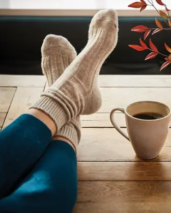 Women's Cashmere Socks Foreign trade Europe Middle East Russia foreign trade cashmere socks production custom