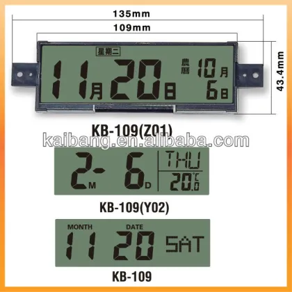 LCD clock spare parts