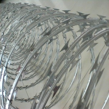 low price, BTO-30 hot dipped galvanized Concertina razor wire