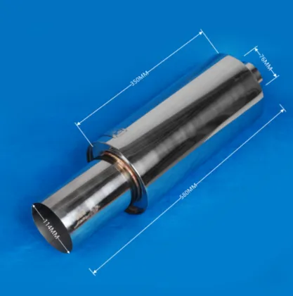 168mm Stainless Steel Exhaust Muffler for HKS Car