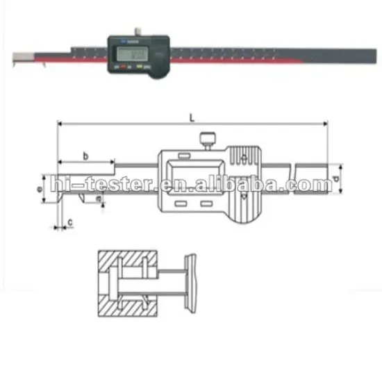 PT41 Hook Type Digital Calipers for Internal Groove Measurement
