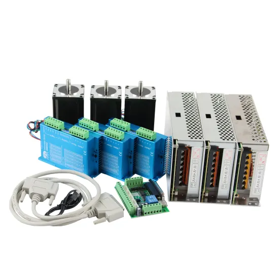 NEMA 23 Stepper Motor Kit with DM542 Driver for 3/4 Axis CNC Milling Machines