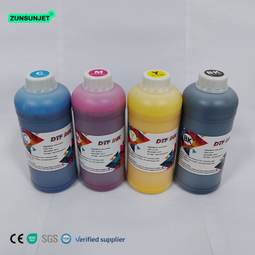 Encre DTF à base d'eau Zunsunjet à base d'eau pour L805, I3200, L1800, XP600 imprimantes