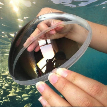 Optical Glass Dome Cover for Deep Sea Cameras Using Durable Fused Silica and BK7 B270 with Meniscus Pattern