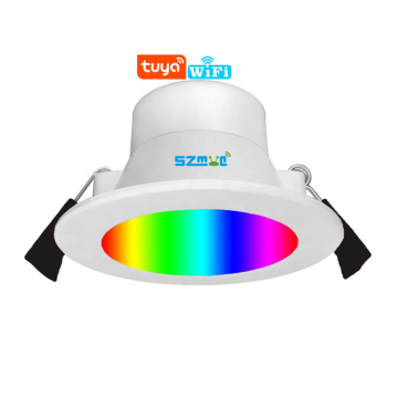 Tuya Smart Home 24W RGBWW WiFi ZigBee Alexa Google Home Control Dimmable Smart LED Downlight