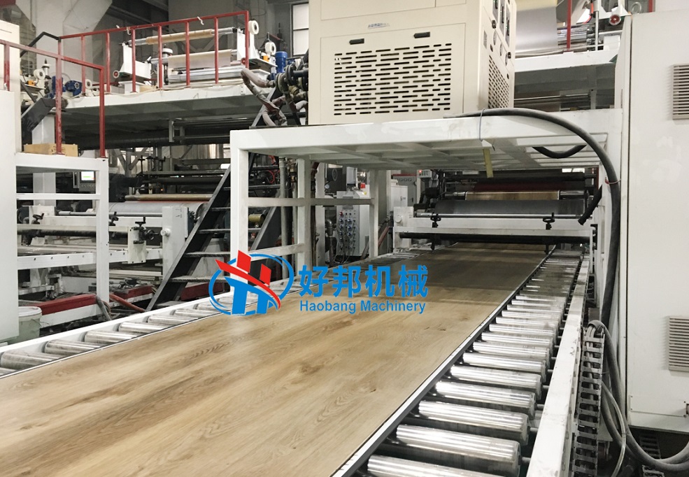 Home Decoration SPC Vinyl Tile Production Plant