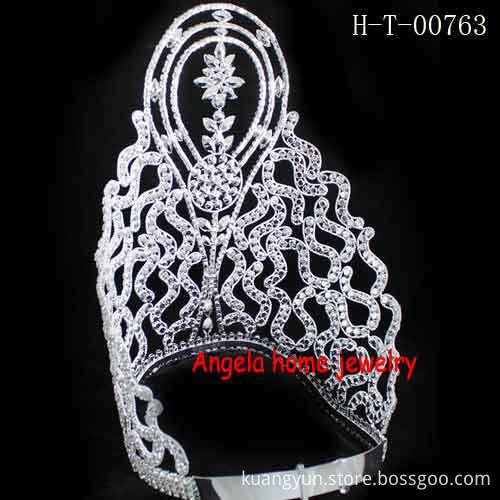 Wholesale pageant tiara,tall tiara,cheap crown