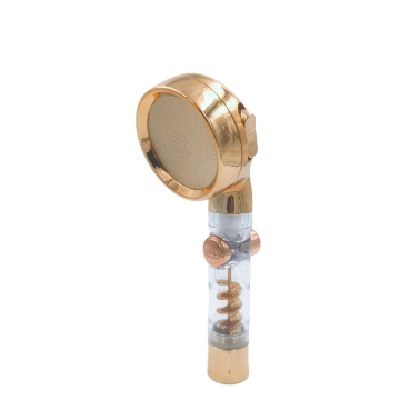 Bathroom Shower Head with Negative Ion Filter and Water Saving Booster - Large Handheld Model