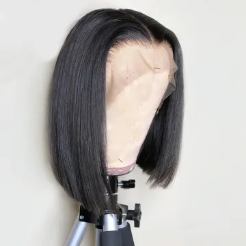 Lace Closure Wigs Brazilian Straight Short Bob Wig Remy Lace Closure Wig For Black Women Human Hair