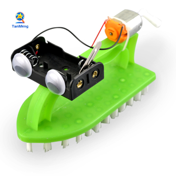 Diy Electric Car Sweeping Robot STEM Education Toy for Kids