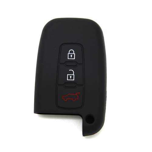 Silicone car key cover for kia sportage
