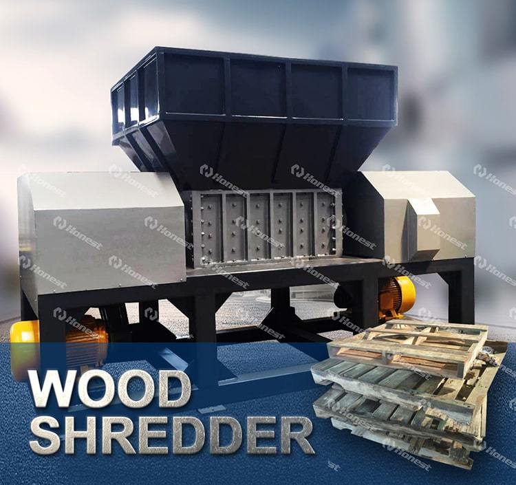High Quality Wood Metal Two Shaft Shredder for Industrial Recycling Plants - Good Price