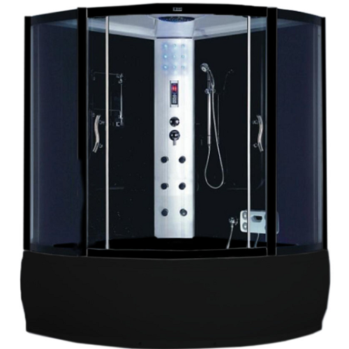 Luxury Black Bath Steam Shower Room