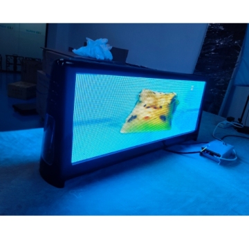 HD Performance Message LED Screen P4mm Mount - Double Sided Full Color Waterproof Car Roof Advertising