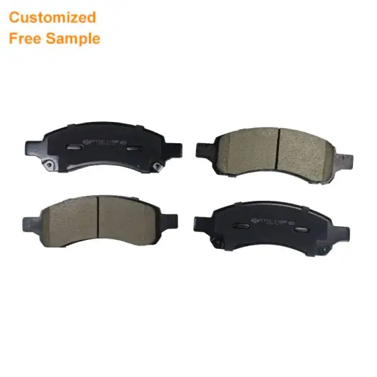 China Supplier for Chevrolet D1169 OEM 88965681 Car Brake Pads Quick Stop