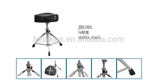 B-120 drum throne,saddle stool,drum stool,