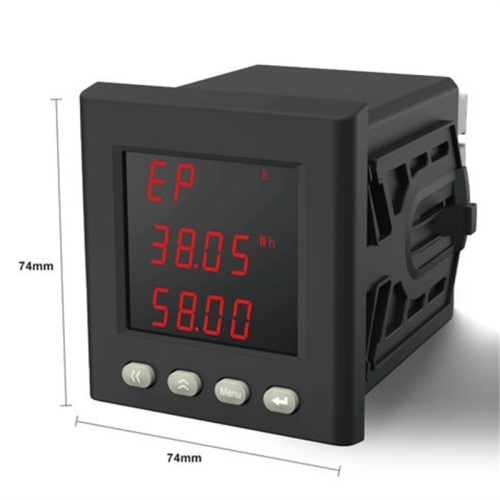 LED RS485 Communication THD Multifonctional Powermètre