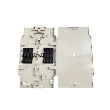 GETEKnet12core 24 Cores Fiber Optic Splice Tray Optical Splicing Box with ABS Plastic Plate