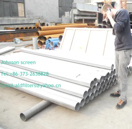 Johnson pipe screen