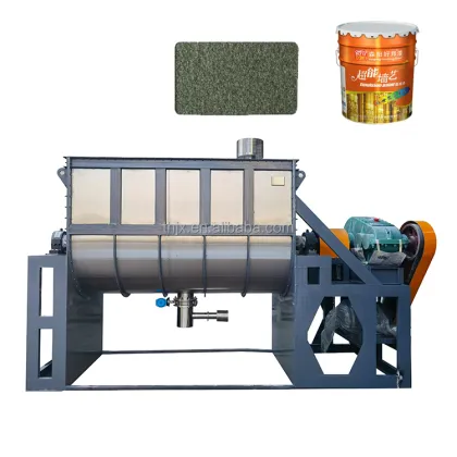 Customizable Horizontal Stone Paint Mixer for Emulsion Paint Production
