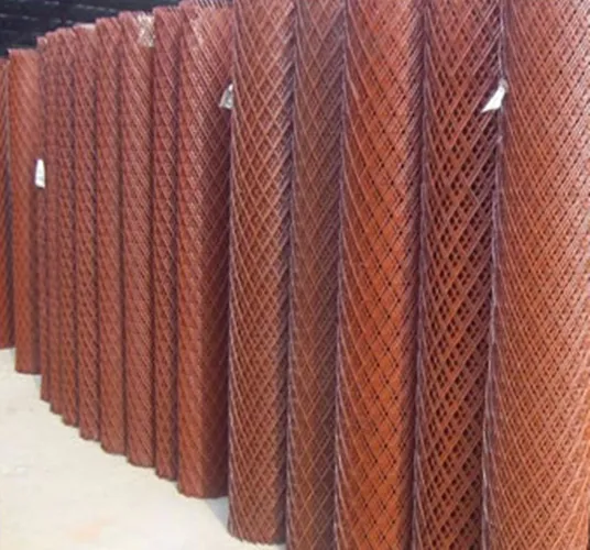 Anti-dizzle Galvanized and PVC Coated Expanded Metal Mesh