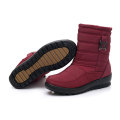 Waterproof cow tendon sole mother cotton boots