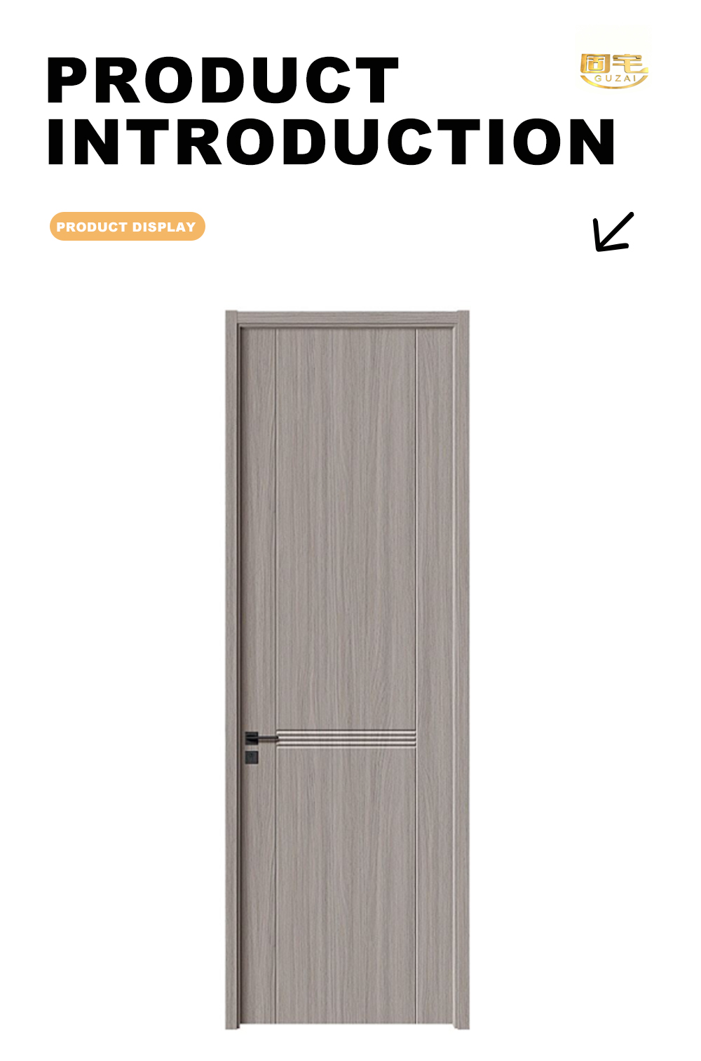 Yafeng No.2 Wood Grain Interior Door X