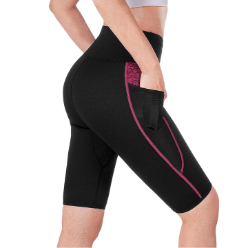 Women's High-Waist Thermo Soft Nylon Neoprene Sweat Sauna Slimming Pants