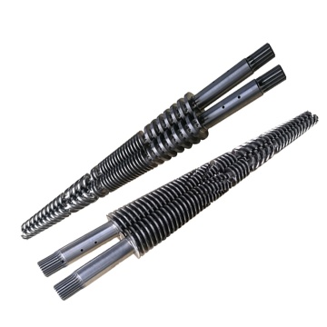 KraussMaffei KMD40 and KMD60 Conical Twin Screw Extruder Barrels