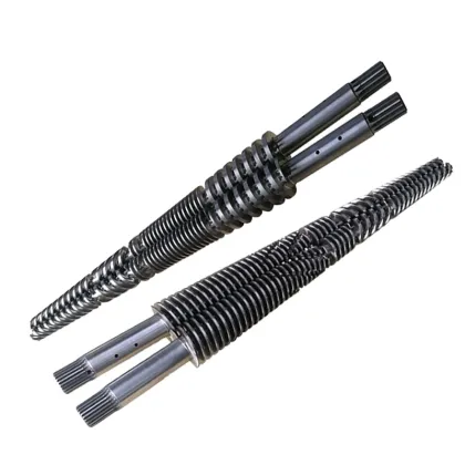 KraussMaffei KMD40 and KMD60 Conical Twin Screw Extruder Barrels