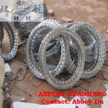 Hot-dipped Galvanized Razor Barbed Wire