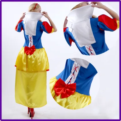 Carnival Snow White Princess Costume Fairy Tales Ladies Costume