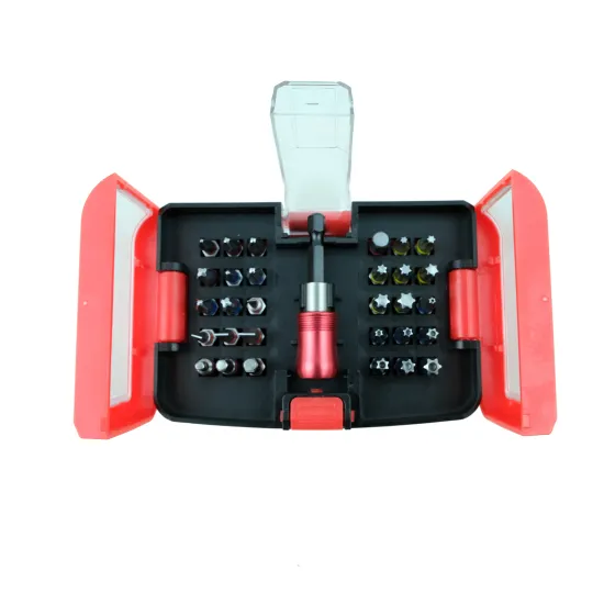 Toolway 31-Piece Universal Magnetized Impact Screwdriver Bit Set