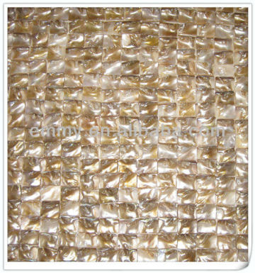 3D shell mosaic tiles