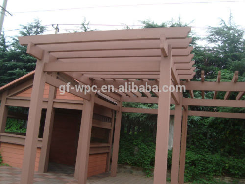 Top quality outdoor garden wpc pergola