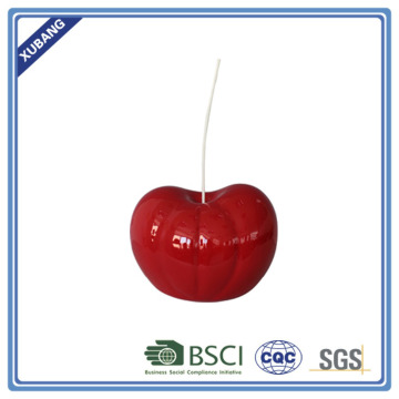 New Style poly resin red cherry Figurine