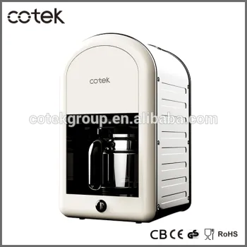 Stainless steel coffee maker with 1000watts 1.25 L 10-12cups with ErP low keep-warm wattage grinder