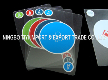 Plastic Playing Cards/Transparent Cards