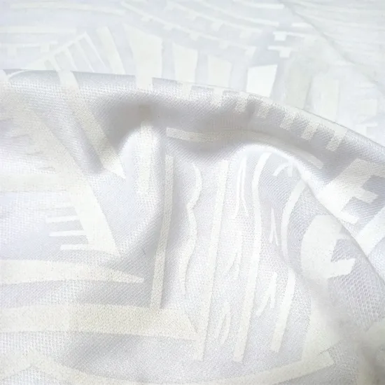 Stretch Knitting Pigment Lycra White On White Fabrics
