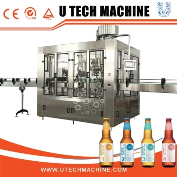 Glass bottle filling Beer machine for brewery equipment