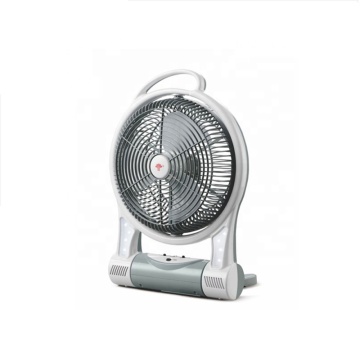 12 Inch High Speed Rechargeable Solar AC/DC Portable Table Desk Fan with LED Light