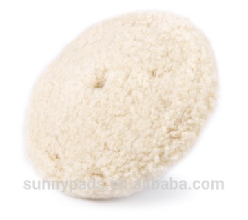 7" Double Side Wool buffing Pad with 5/8" thread bolt