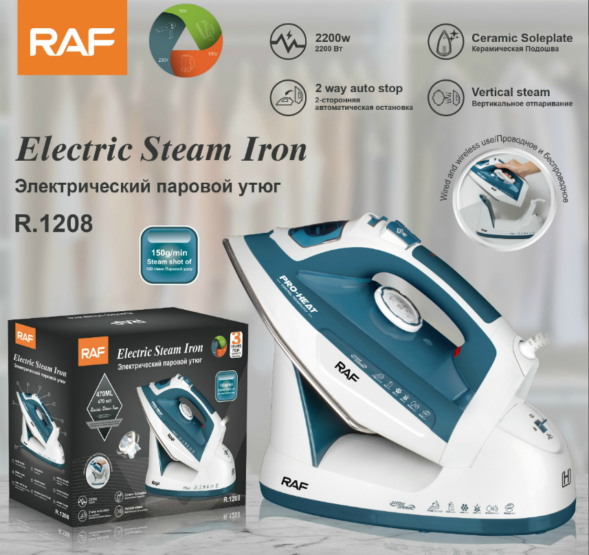 electric anti-drip steam iron