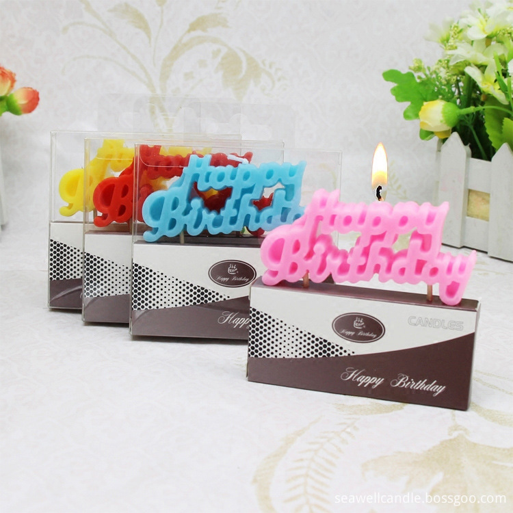 Letter Birthday Candles