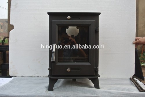 contemporary steel wood stove